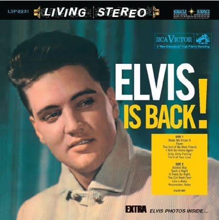 ELVIS PRESLEY Elvis Is Back! (Speakers Corner)