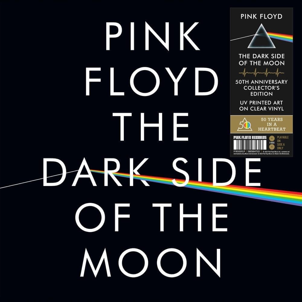 PINK FLOYD The Dark Side Of The Moon (50th Anniversary 2023 Remaster 2LP UV Printed Clear Vinyl Collector's Edition) - Image 2