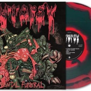 AUTOPSY Mental Funeral (35th Anniversary, Red/Green 'Ink Spot')
