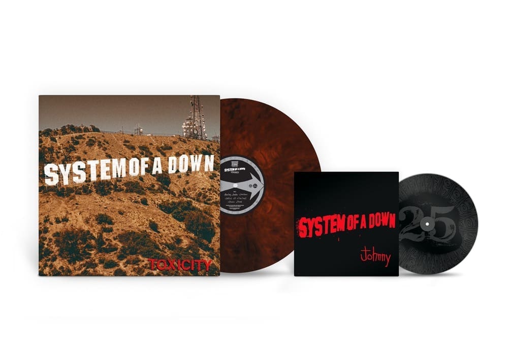 SYSTEM OF A DOWN Toxicity (25th Anniversary Indies 'Burgundy Shadow') LP + 7" preorder
