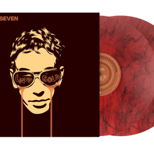 SHED SEVEN Liquid Gold (red/black marble) 2LP