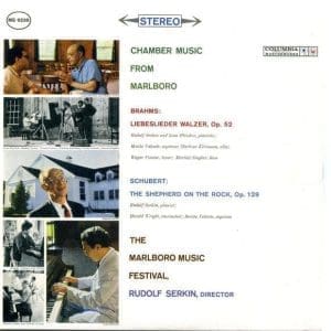 THE MARLBORO MUSIC FESTIVAL / SERKIN Brahms: Liebeslieder Waltzer (Speakers Corner)