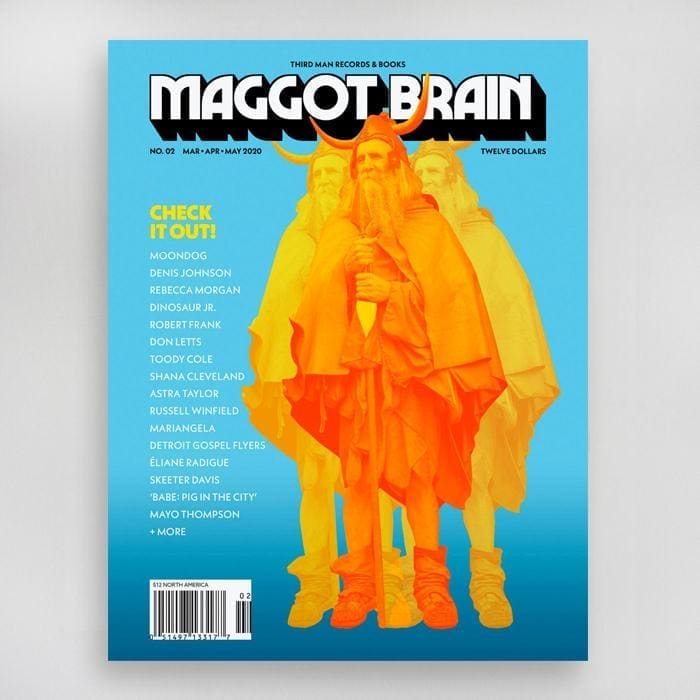 MAGGOT BRAIN - magazine (Issue No. 2, Mar-Apr-May 2020, Moondog cover)
