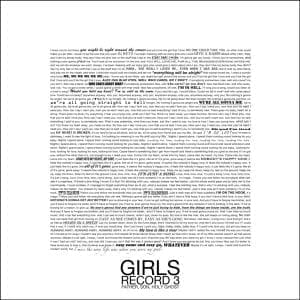 GIRLS Father, Son, Holy Ghost 2LP