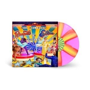 ELTON JOHN & BRANDI CARLILE Who Believes In Angels (Indie Exclusive Neon Pink & Yellow Spiral)