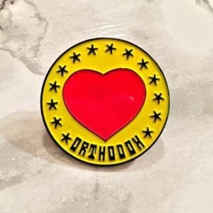 ENAMEL PIN Orthodox Heart Enamel Pin